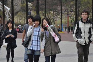 Корейские студенты