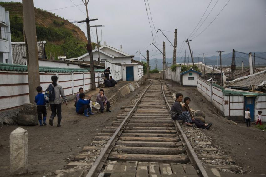 Железнодорожные пути в Северной Корее