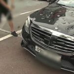 Mercedes Benz разгромленный недовольным покупателем